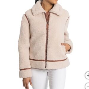 BearPaw Women's Tan Teddy Jacket